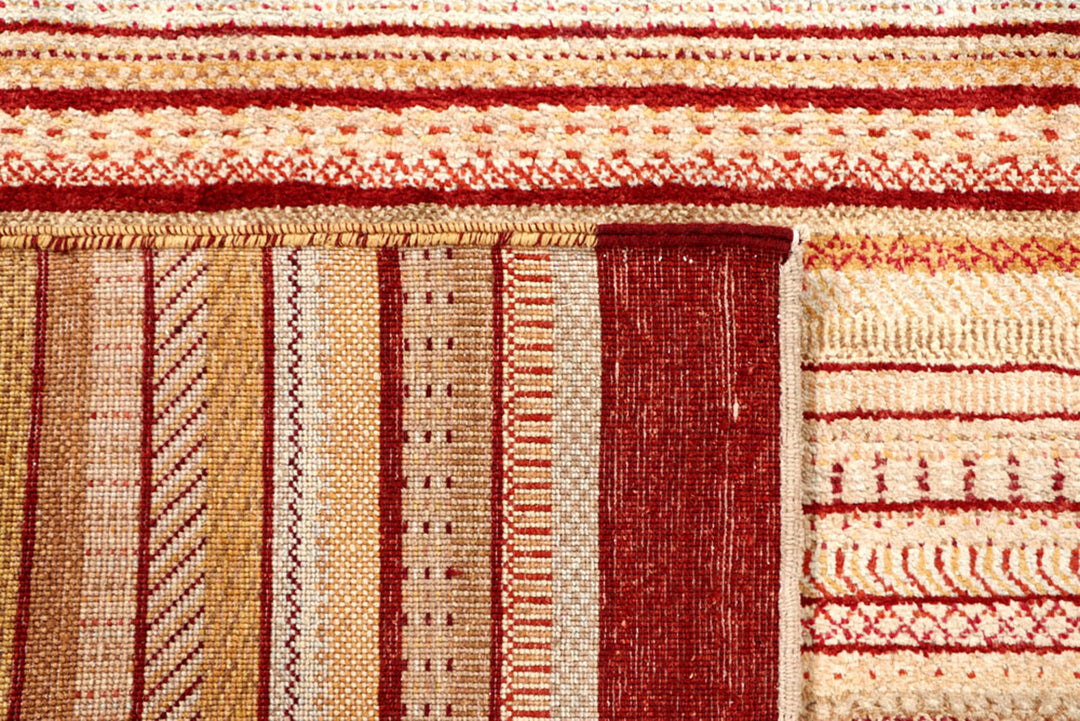 Multi Colored Gabbeh 4'  2" x 6'  2" - No. QA94747