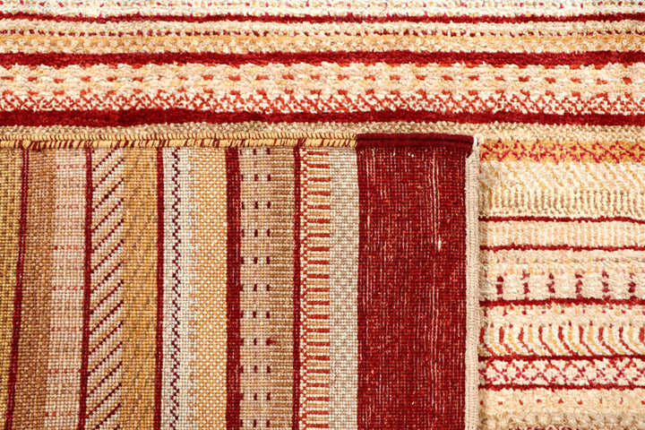 Multi Colored Gabbeh 4'  2" x 6'  2" - No. QA94747