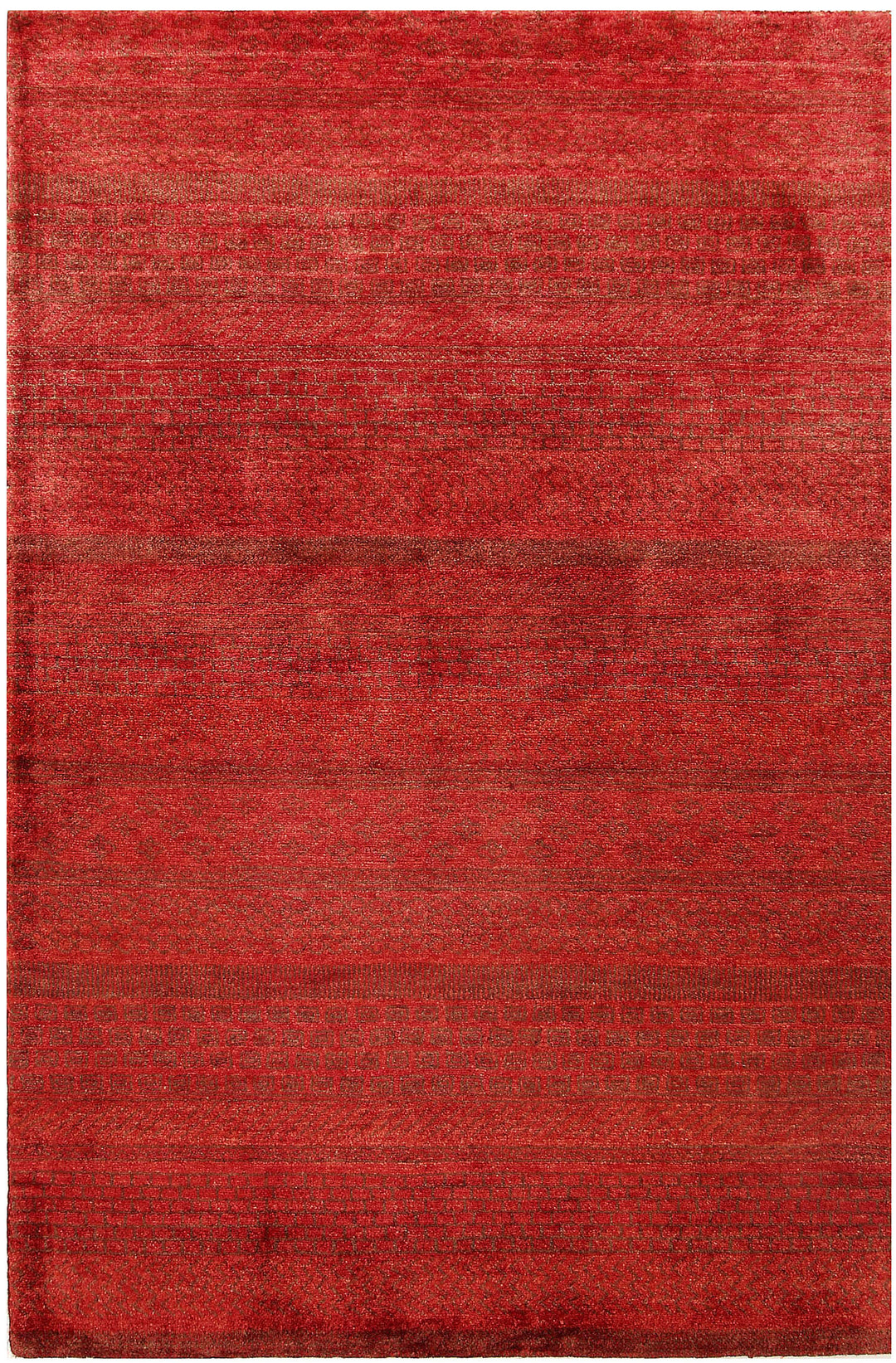 Firebrick Gabbeh 4' x 6' - No. 56351 - ALRUG Rug Store