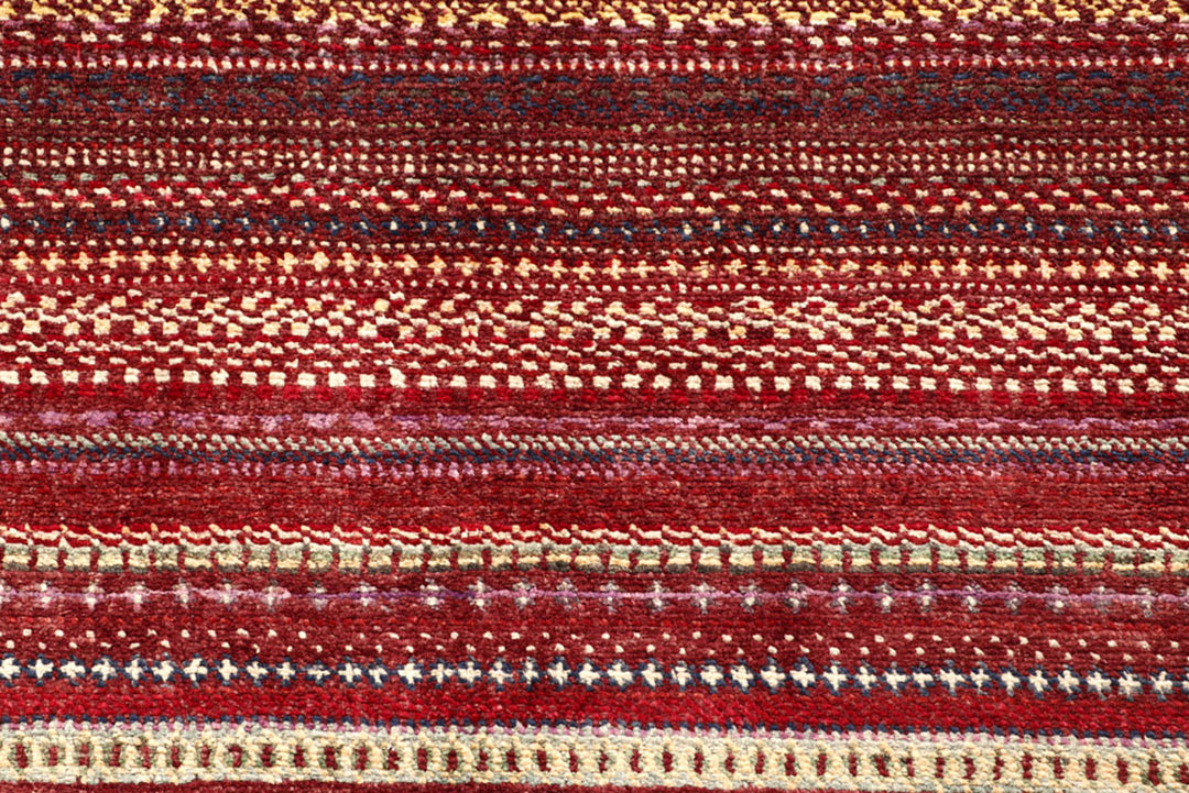 Multi Colored Gabbeh 4'  1" x 6'  1" - No. QA93552