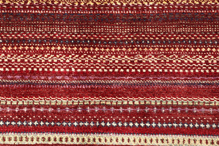 Multi Colored Gabbeh 4'  1" x 6'  1" - No. QA93552
