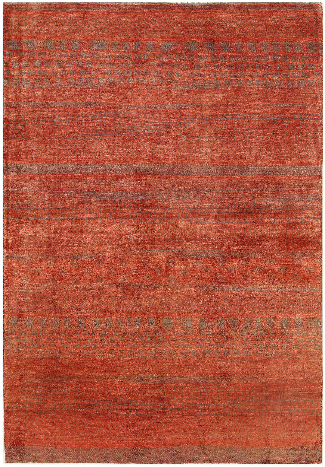 Brown Gabbeh 4' 1 x 5' 10 - No. 56358 - ALRUG Rug Store
