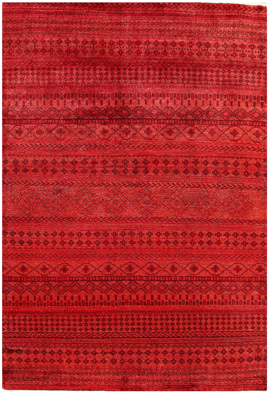 Firebrick Gabbeh 4' 2 x 6' 1 - No. 56363 - ALRUG Rug Store
