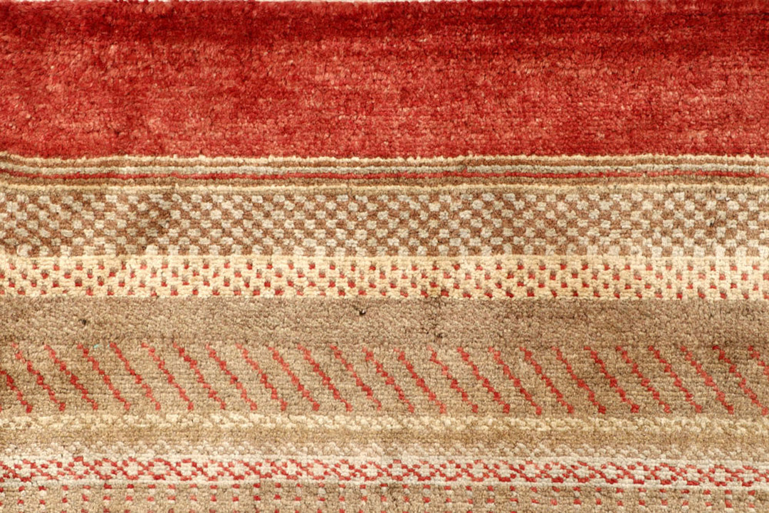 Multi Colored Gabbeh 4'  2" x 5'  11" - No. QA51902