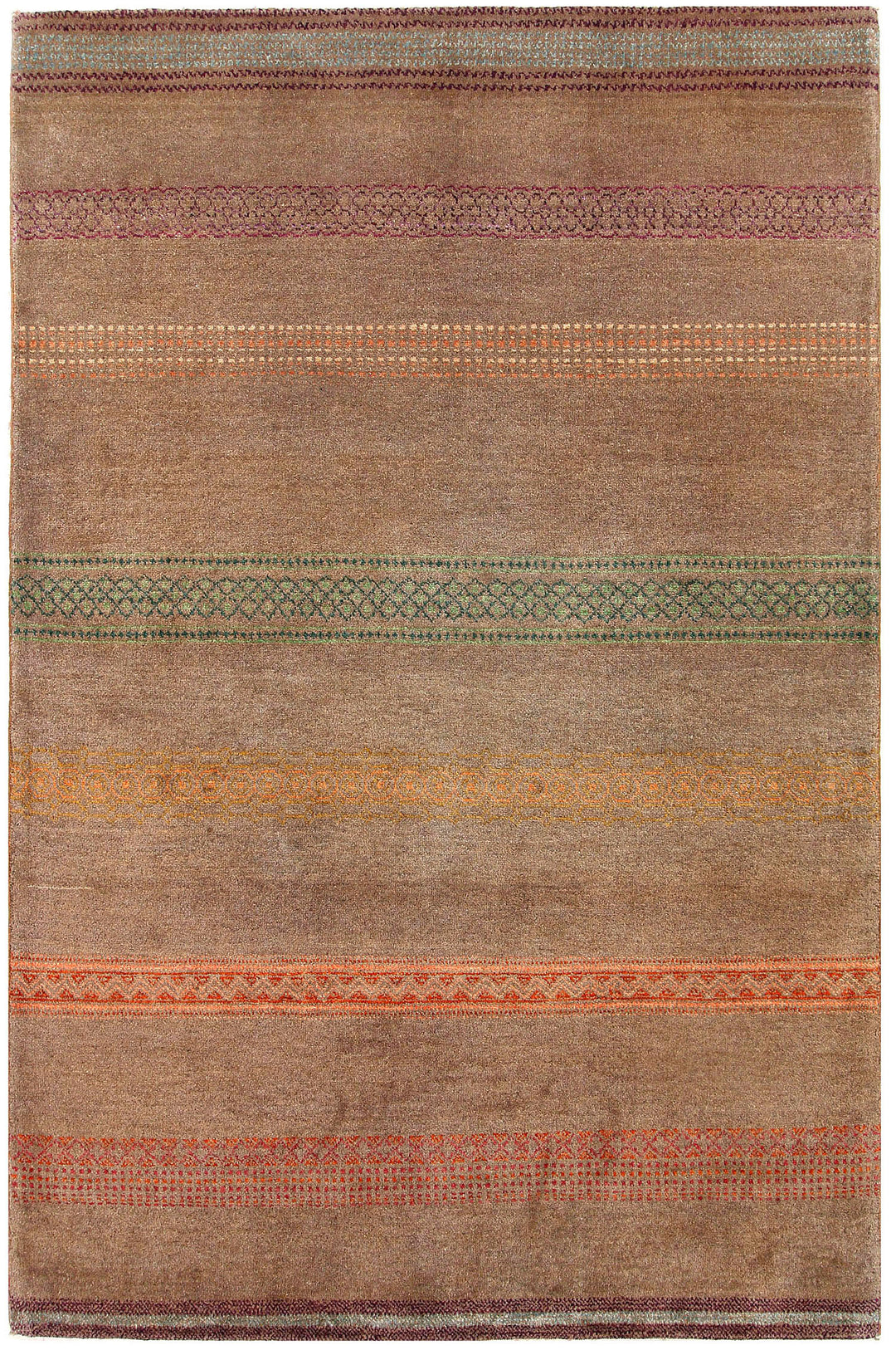 Tan Gabbeh 4' 7 x 7' 1 - No. 56393 - ALRUG Rug Store