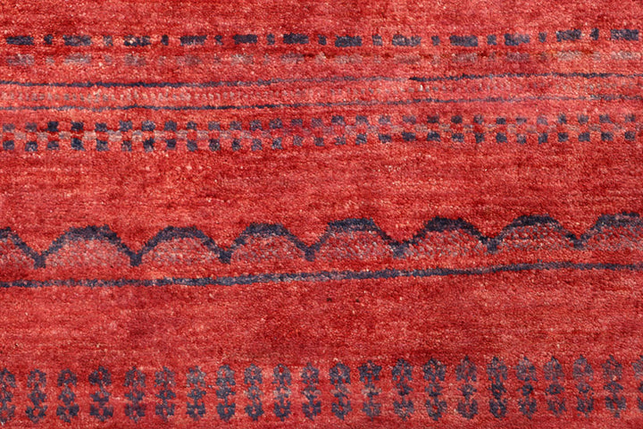 Firebrick Gabbeh 3'  1" x 4'  11" - No. QA96671