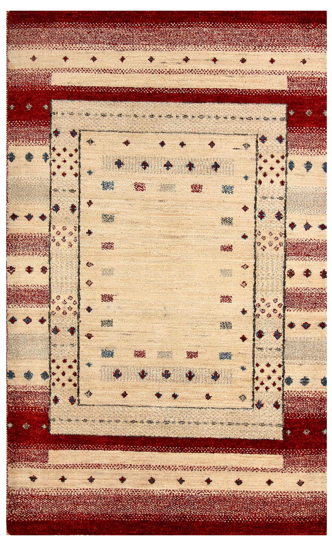 Blanched Almond Gabbeh 3' 1 x 5' 1 - No. 56404 - ALRUG Rug Store