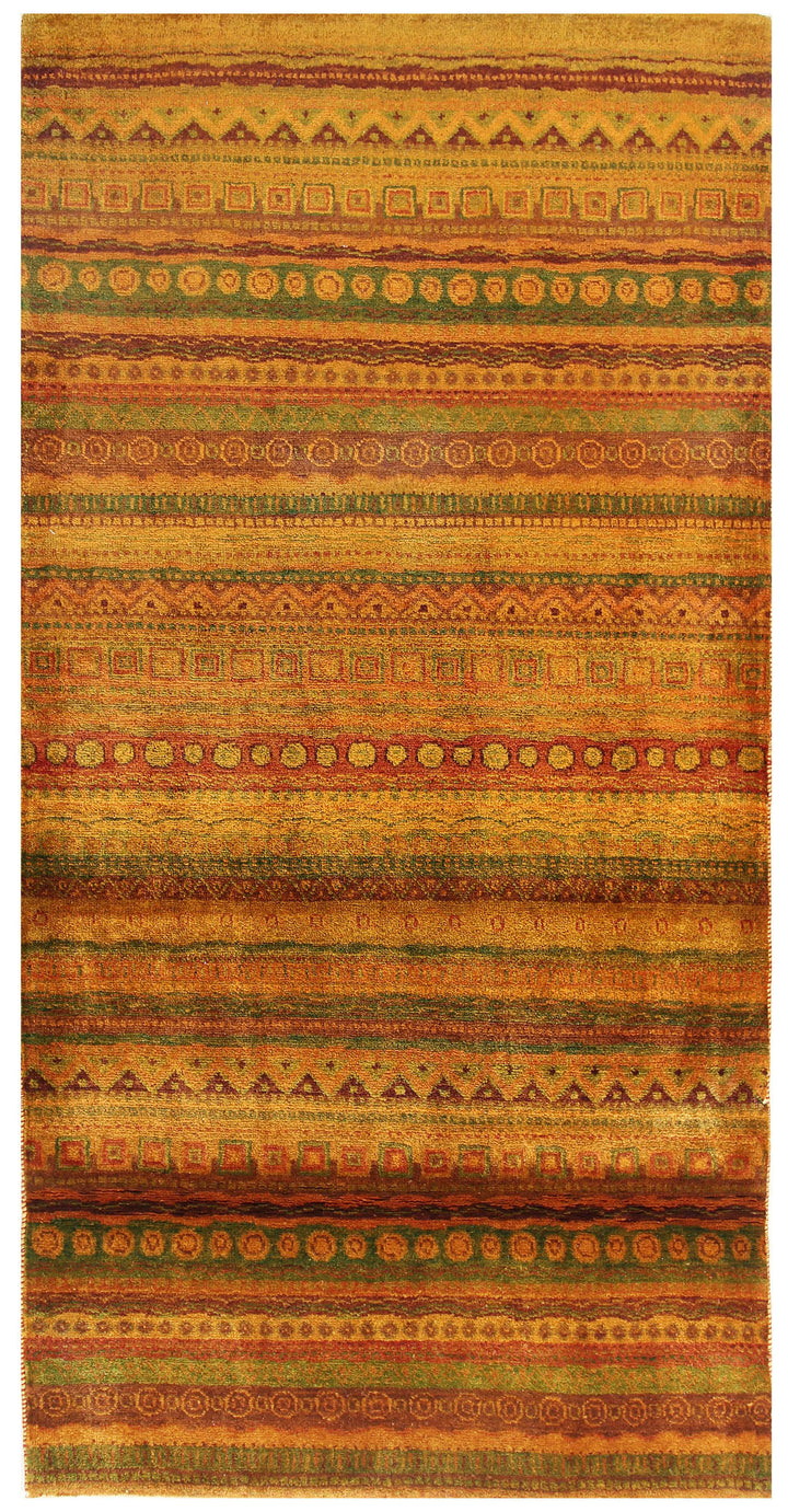 Goldenrod Gabbeh 3' 3 x 6' 5 - No. 56406