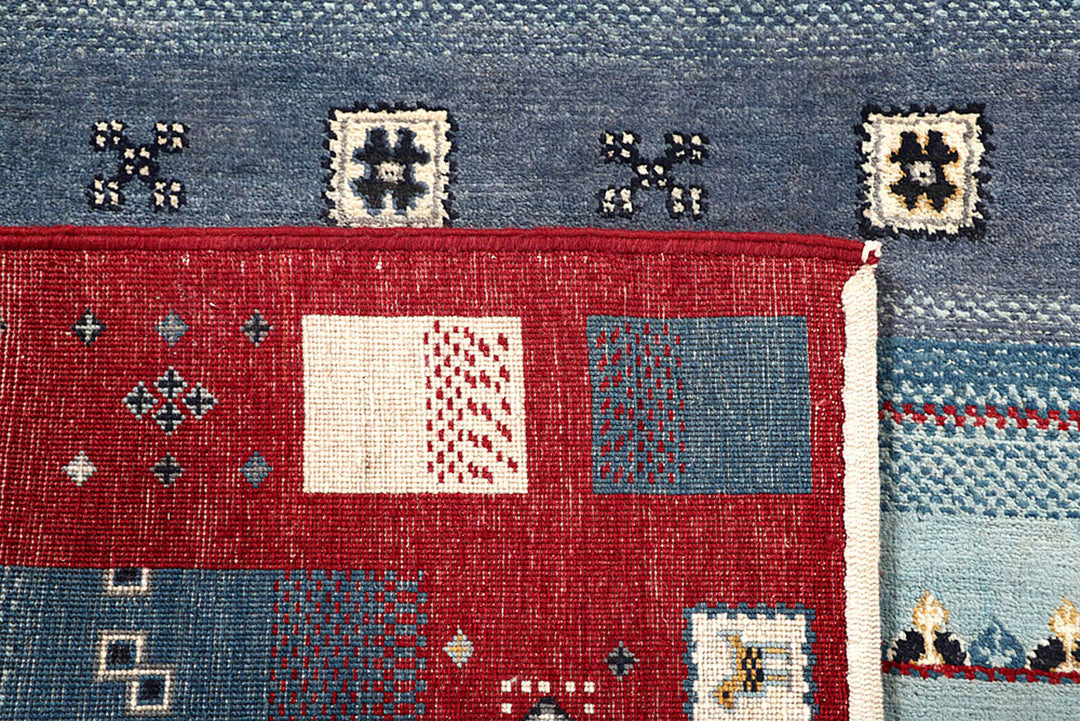 Multi Colored Gabbeh 4'  x" 6'  3" - No. QA88279