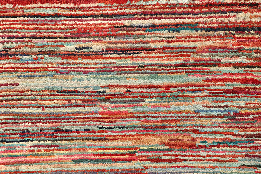 Multi Colored Gabbeh 3'  11" x 5'  10" - No. QA17923