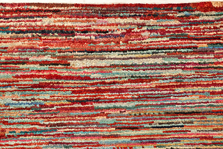 Multi Colored Gabbeh 3'  11" x 5'  10" - No. QA17923