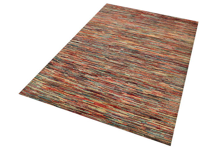 Multi Colored Gabbeh 3'  11" x 5'  10" - No. QA17923