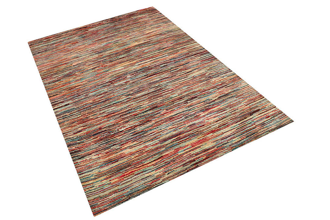 Multi Colored Gabbeh 3'  11" x 5'  10" - No. QA17923