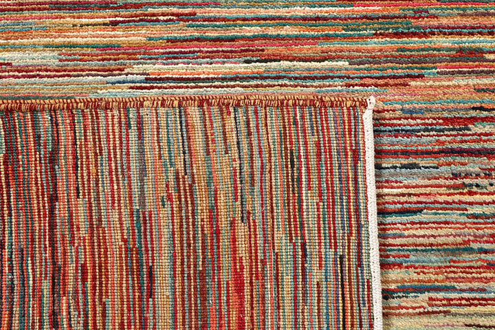 Multi Colored Gabbeh 3'  11" x 5'  10" - No. QA17923