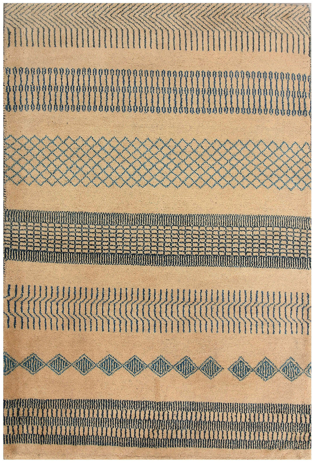 Tan Gabbeh 3' 2 x 4' 9 - No. 56423 - ALRUG Rug Store