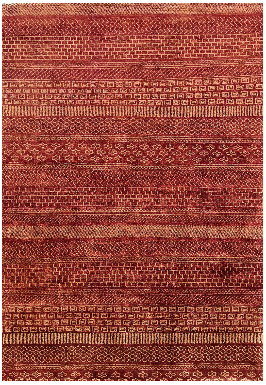 Firebrick Gabbeh 4' x 5' 10 - No. 56426 - ALRUG Rug Store