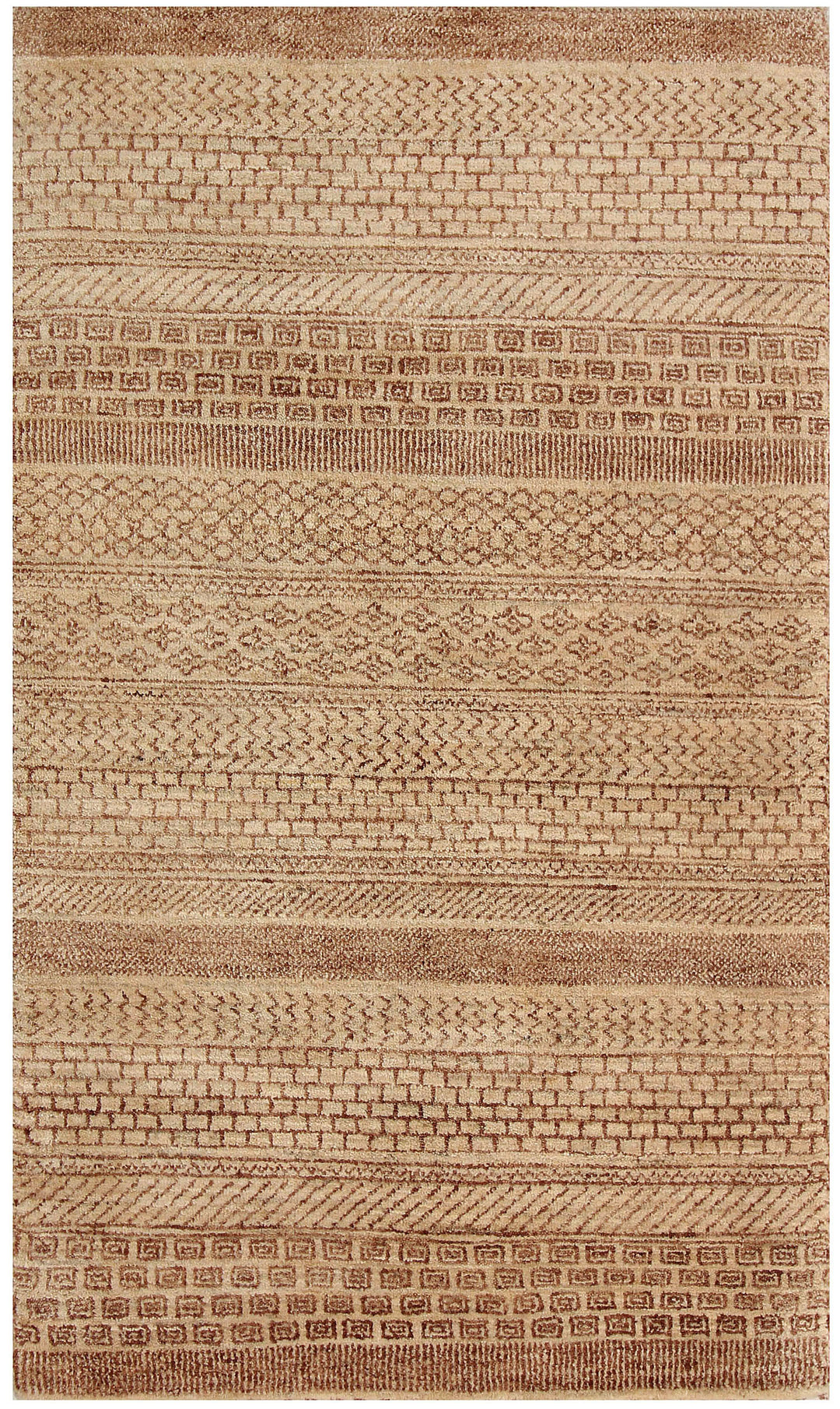 Tan Gabbeh 3' 1 x 5' 1 - No. 56430 - ALRUG Rug Store