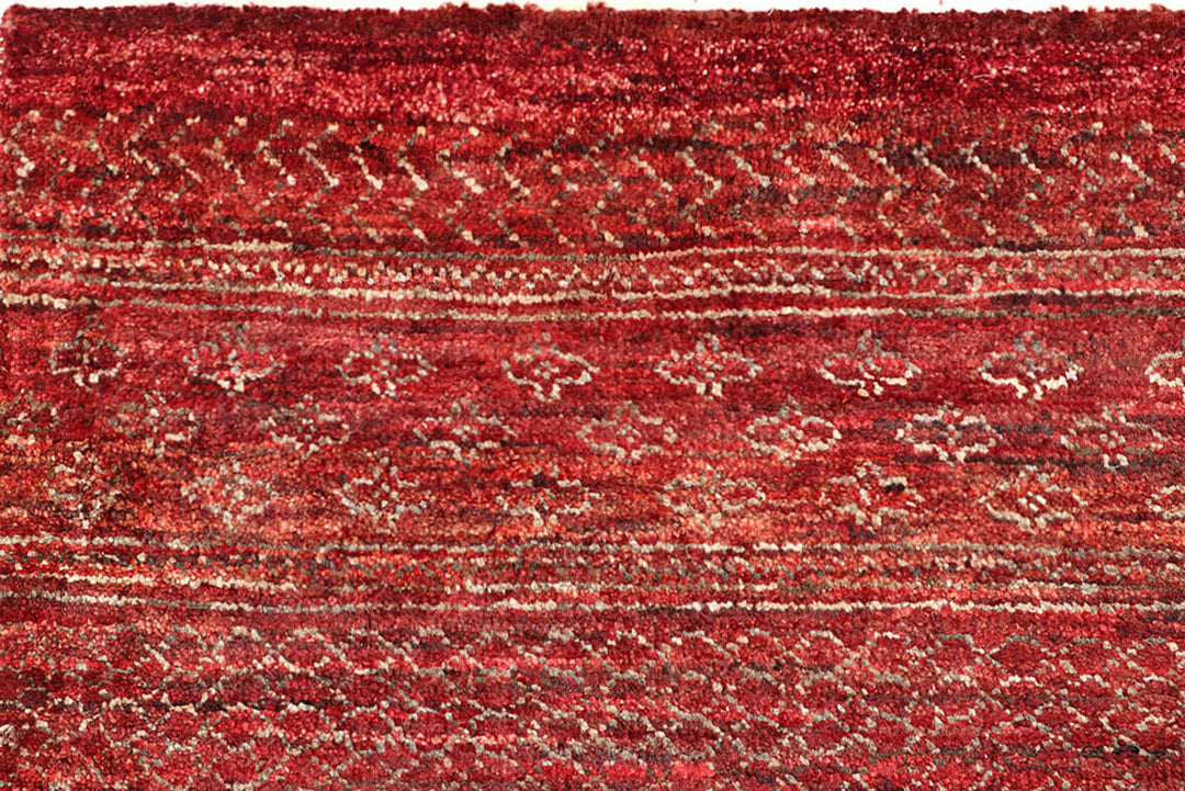 Maroon Gabbeh 4'  2" x 6'  3" - No. QA95719