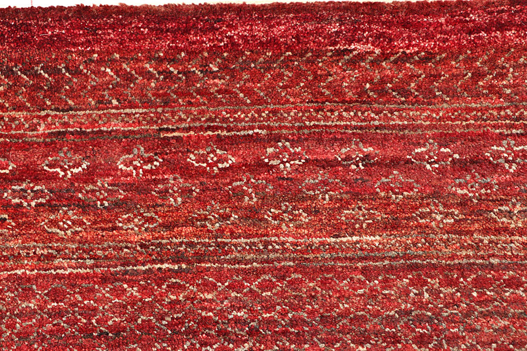 Maroon Gabbeh 4'  2" x 6'  3" - No. QA95719