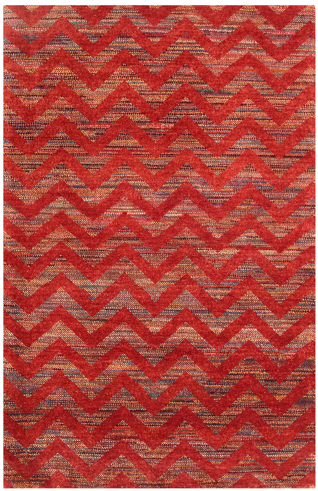 Dark Red Gabbeh 3' 3 x 5' 1 - No. 56440 - ALRUG Rug Store