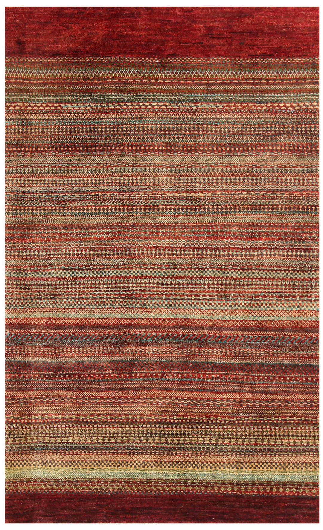 Multi Colored Gabbeh 2' x 5' 4 - No. 56442 - ALRUG Rug Store