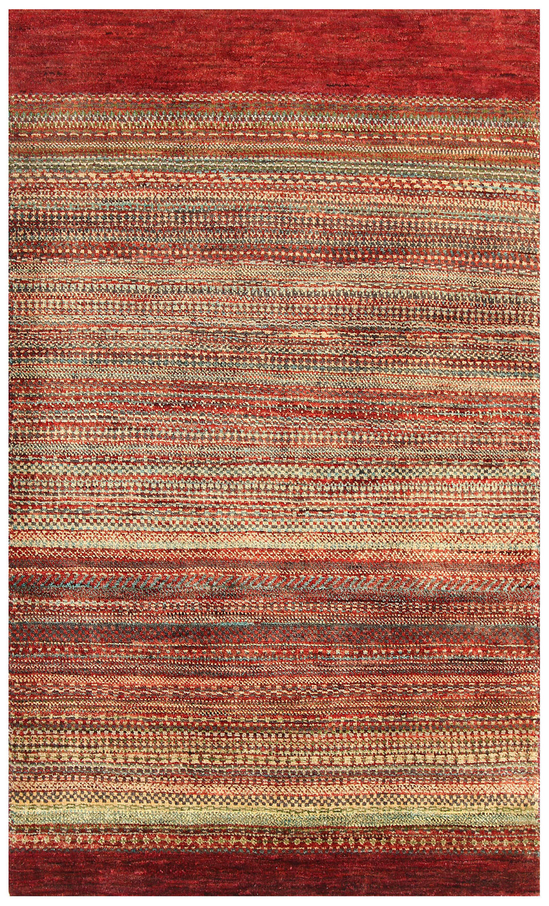 Multi Colored Gabbeh 3' 3 x 5' 4 - No. 56443 - ALRUG Rug Store