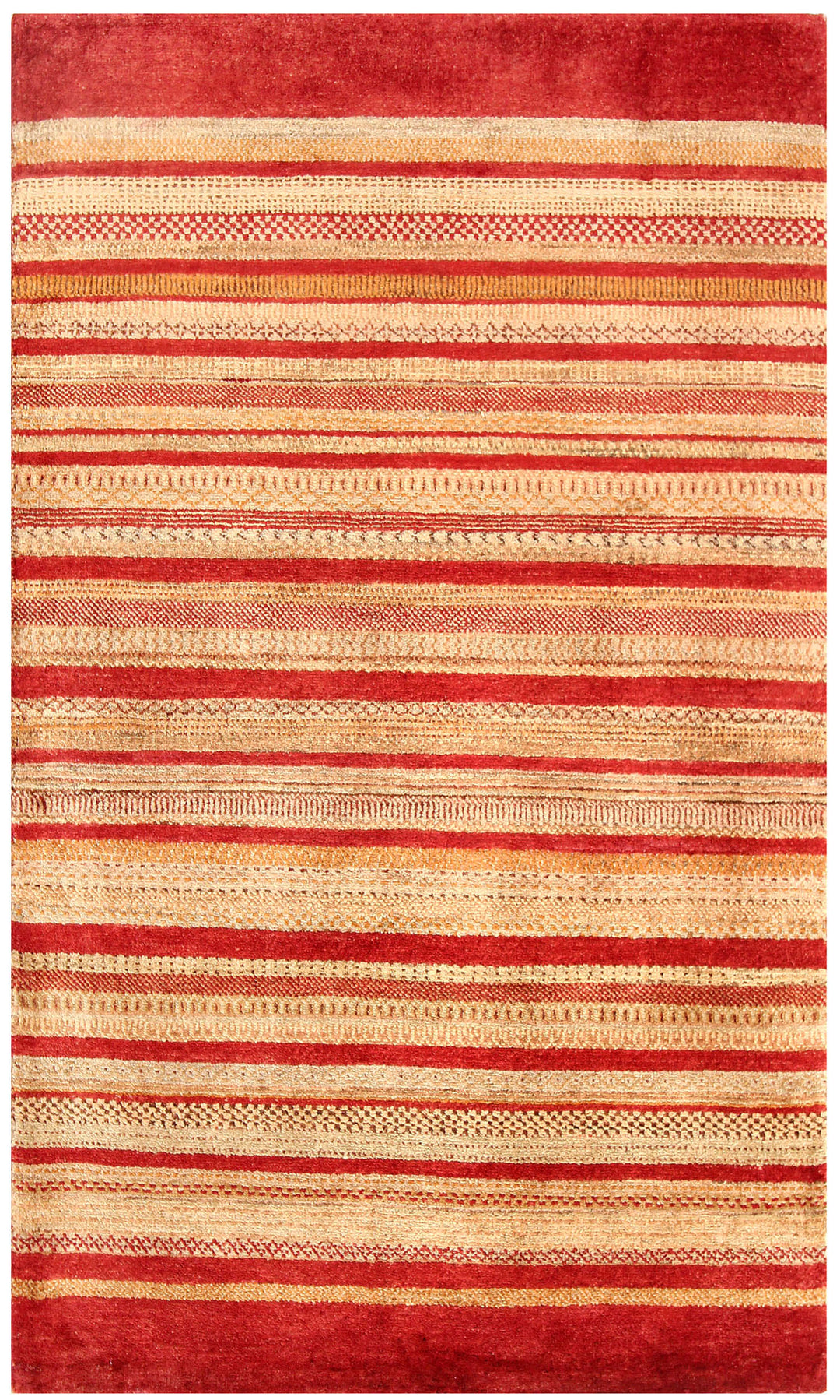 Multi Colored Gabbeh 3' 1 x 5' 1 - No. 56446 - ALRUG Rug Store