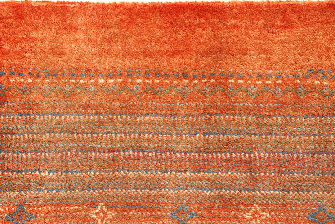 Orange Red Gabbeh 3'  x" 4'  11" - No. QA41718