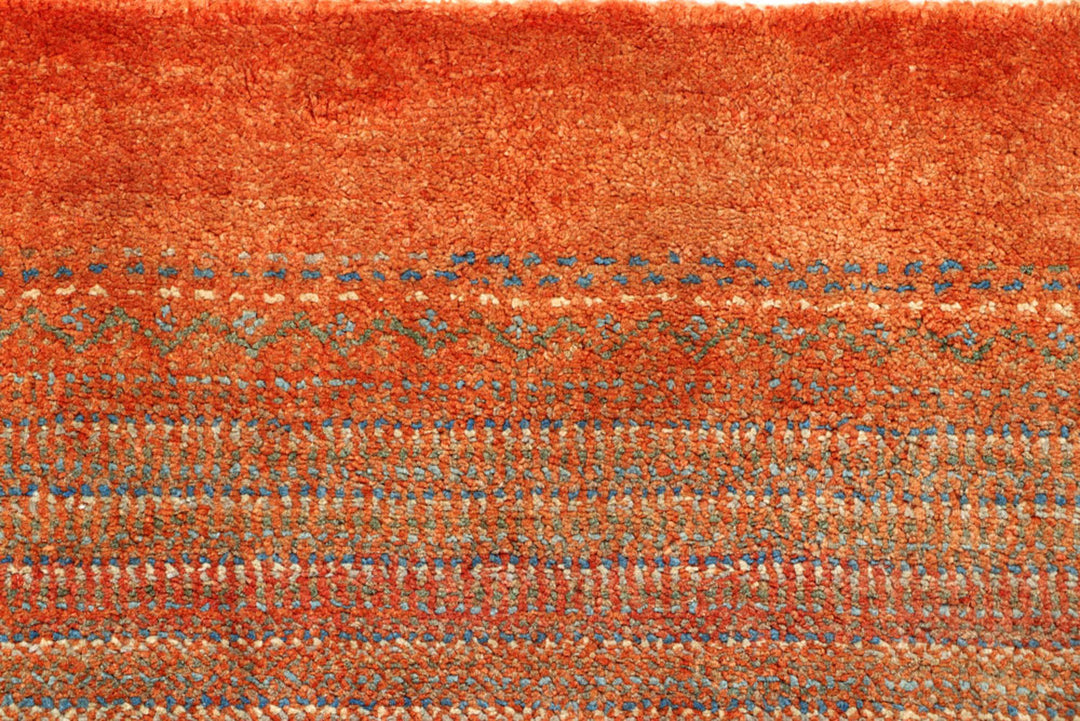 Orange Red Gabbeh 3'  x" 4'  11" - No. QA41718