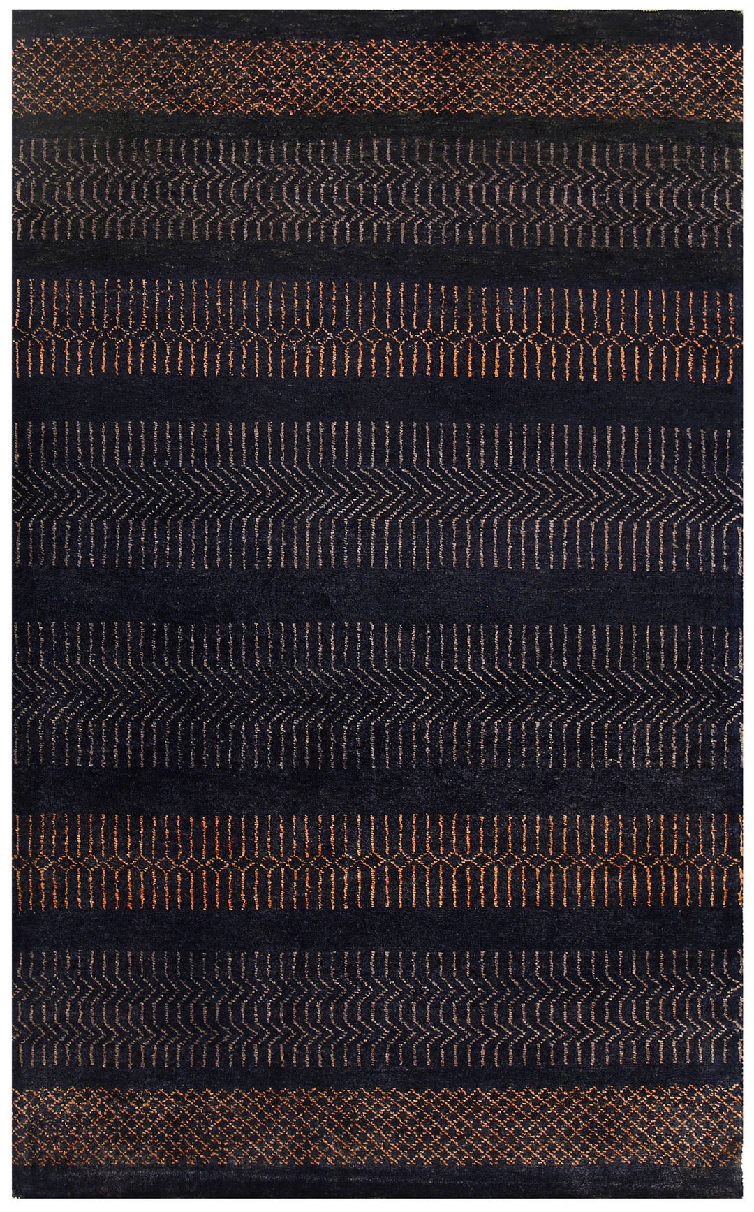Navy Gabbeh 3' 1 x 5' 1 - No. 56451 - ALRUG Rug Store
