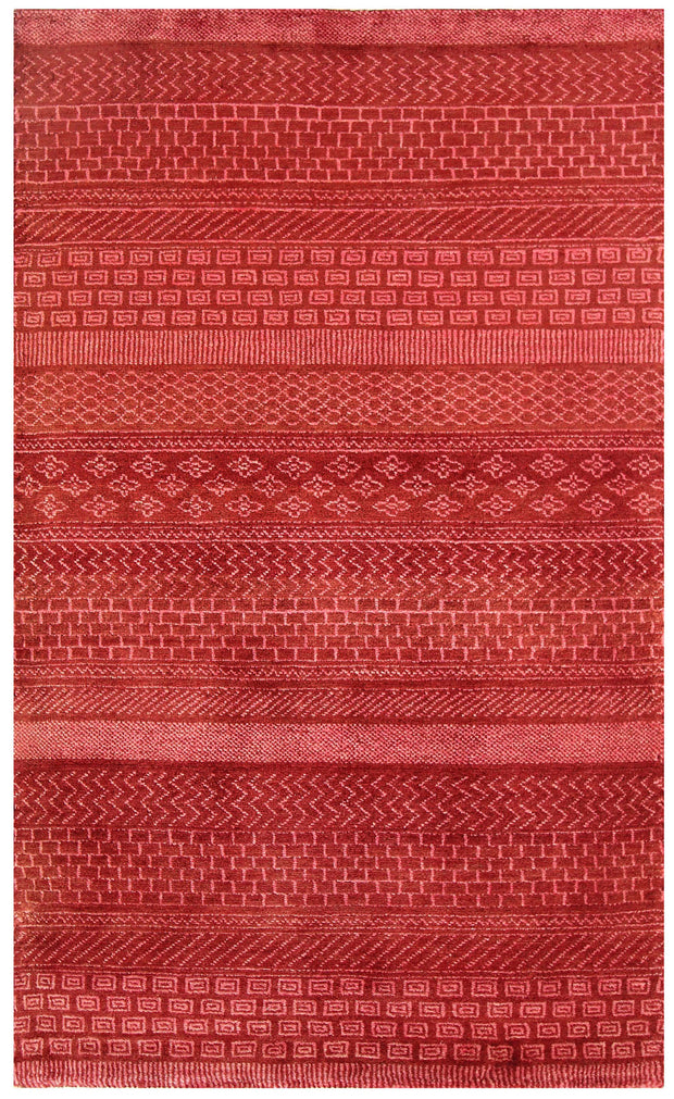 Firebrick Gabbeh 3' 1 x 5' - No. 56455 - ALRUG Rug Store