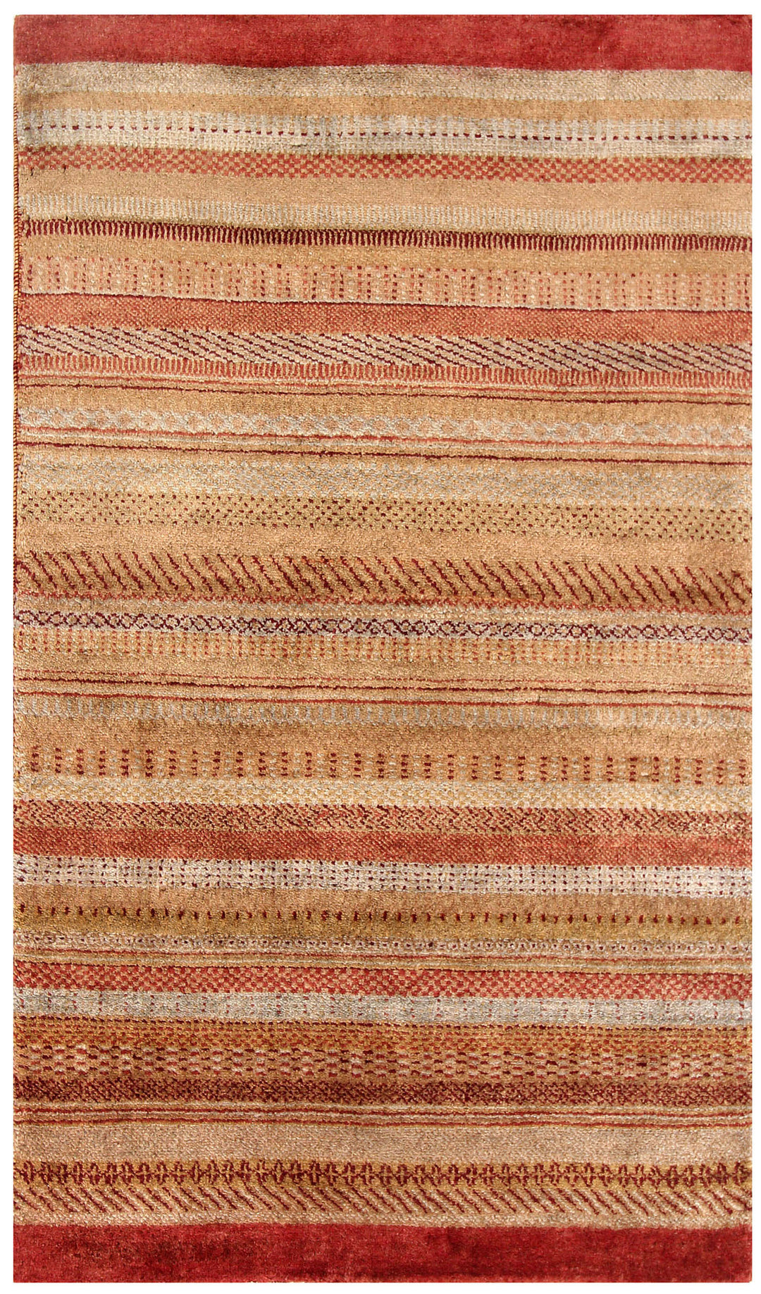 Multi Colored Gabbeh 2' 11 x 5' - No. 56461 - ALRUG Rug Store
