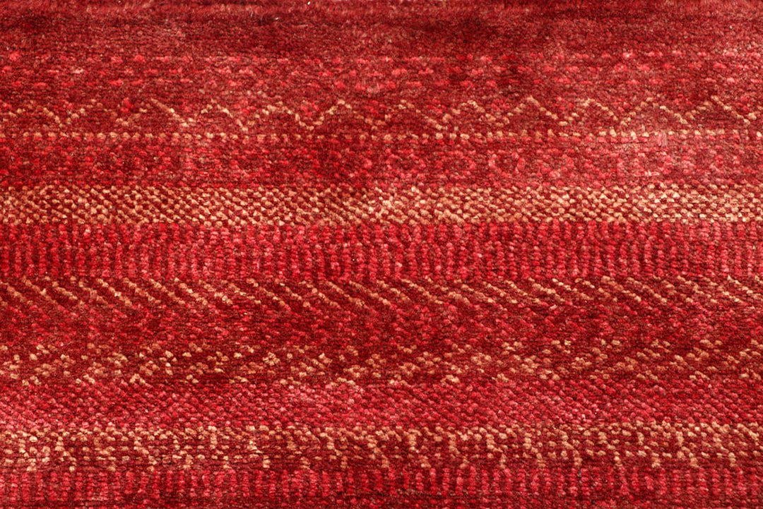 Maroon Gabbeh 3'  3" x 4'  9" - No. QA98273