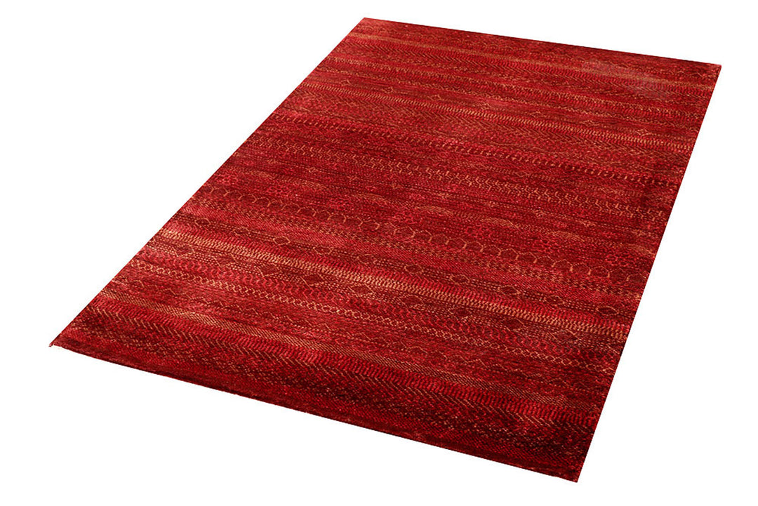 Maroon Gabbeh 3'  3" x 4'  9" - No. QA98273
