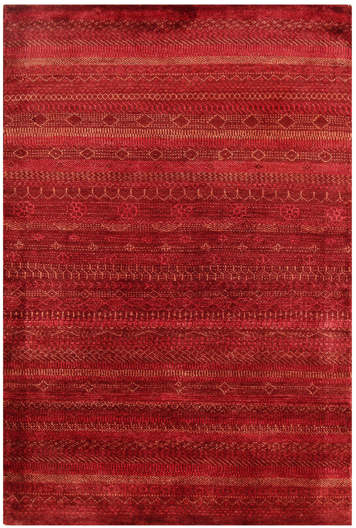 Maroon Gabbeh 3'  3" x 4'  9" - No. QA98273