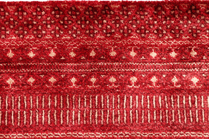Maroon Gabbeh 3'  1" x 5'  1" - No. QA18296