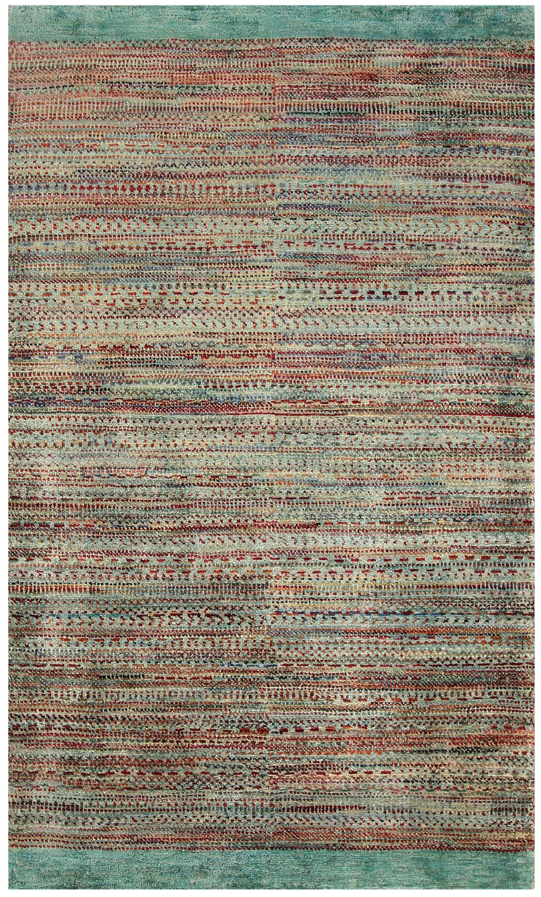 Multi Colored Gabbeh 3' x 5' - No. 56470 - ALRUG Rug Store