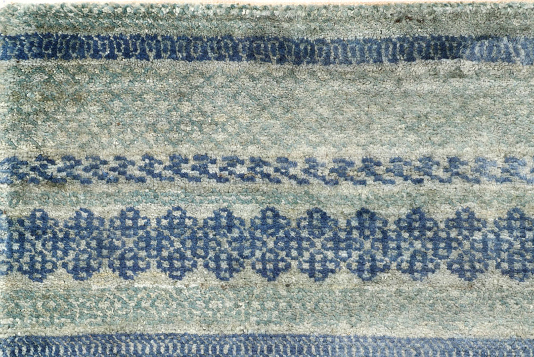 Cadet Blue Gabbeh 2' 11 x 4' 11 - No. 56473