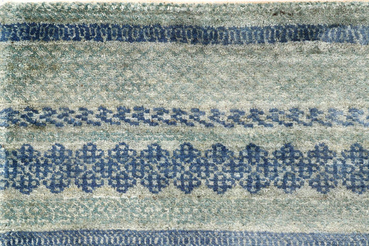 Cadet Blue Gabbeh 2' 11 x 4' 11 - No. 56473