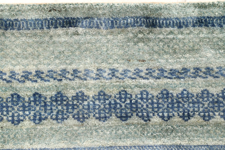 Cadet Blue Gabbeh 2'  11" x 4'  11" - No. QA86152