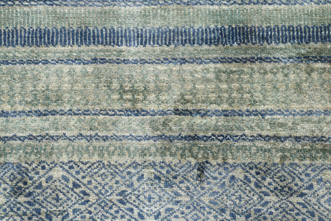 Cadet Blue Gabbeh 2'  11" x 4'  11" - No. QA86152