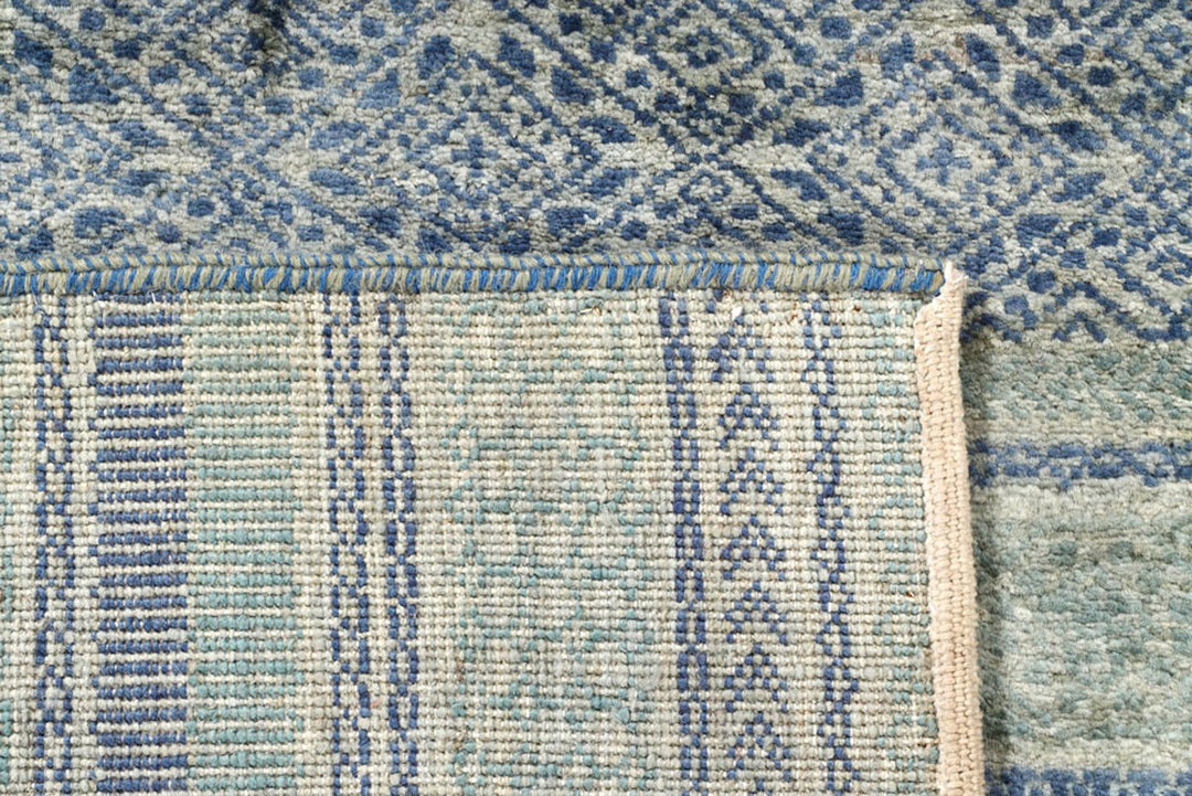 Cadet Blue Gabbeh 2'  11" x 4'  11" - No. QA86152