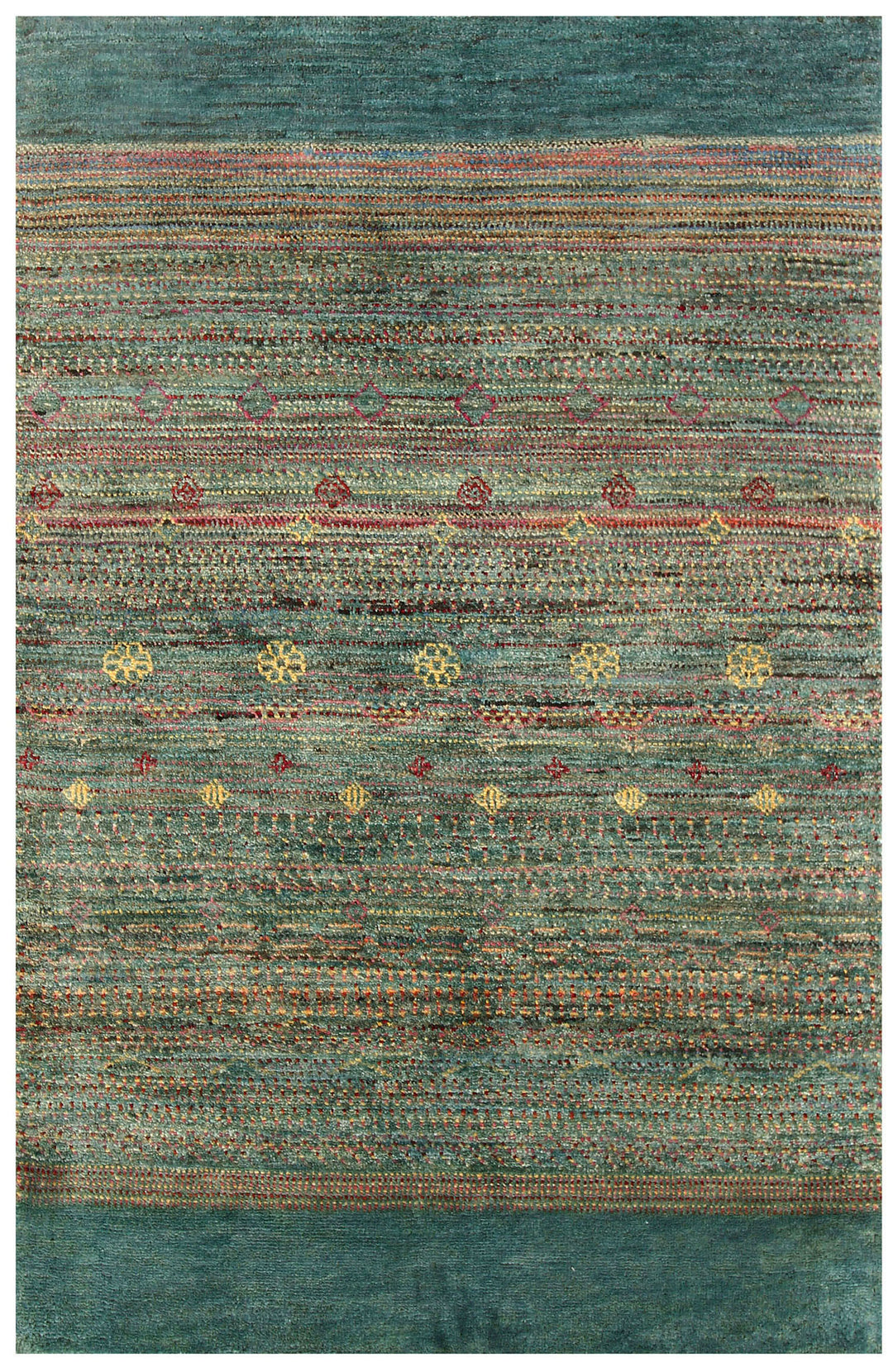 Multi Colored Gabbeh 3' 1 x 4' 11 - No. 56477 - ALRUG Rug Store