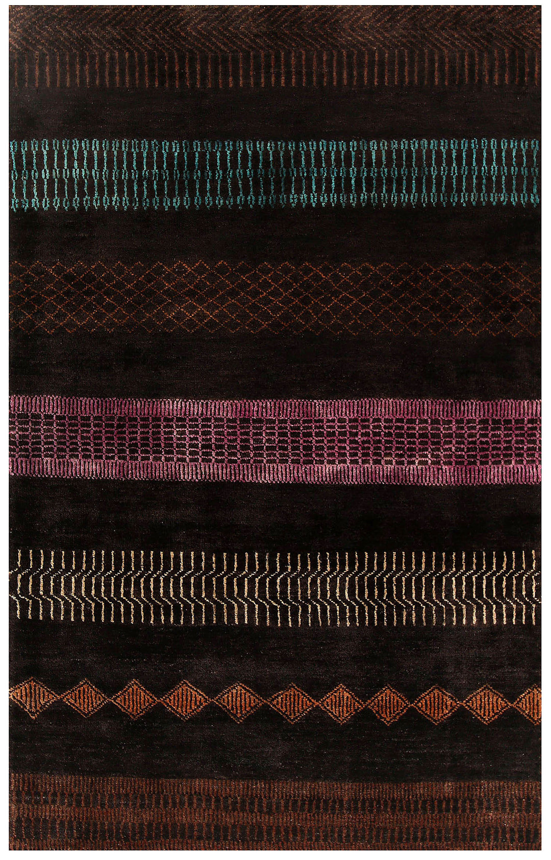 Multi Colored Gabbeh 3' 1 x 4' 11 - No. 56494 - ALRUG Rug Store