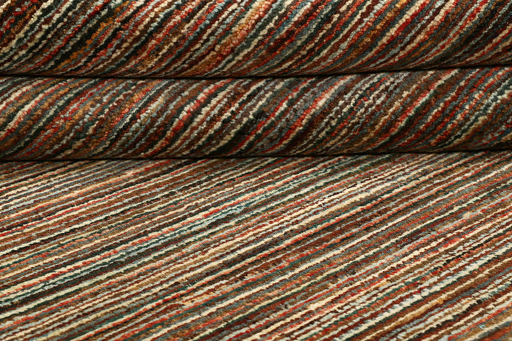 Multi Colored Gabbeh 4'  1" x 5'  10" - No. QA59407