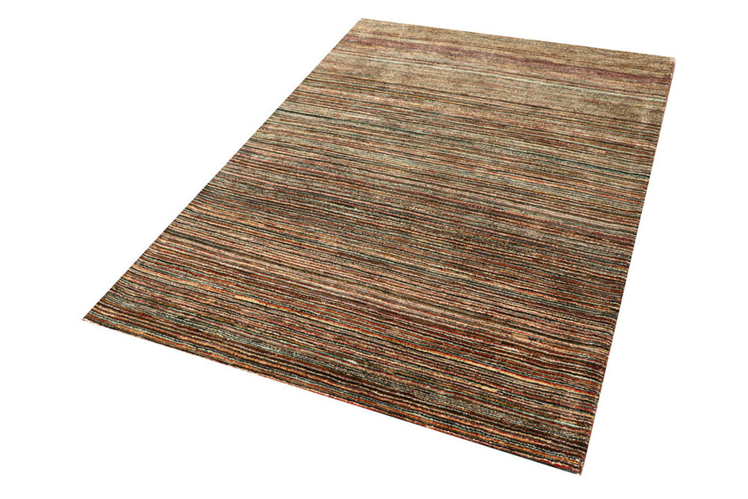 Multi Colored Gabbeh 4'  1" x 5'  10" - No. QA59407