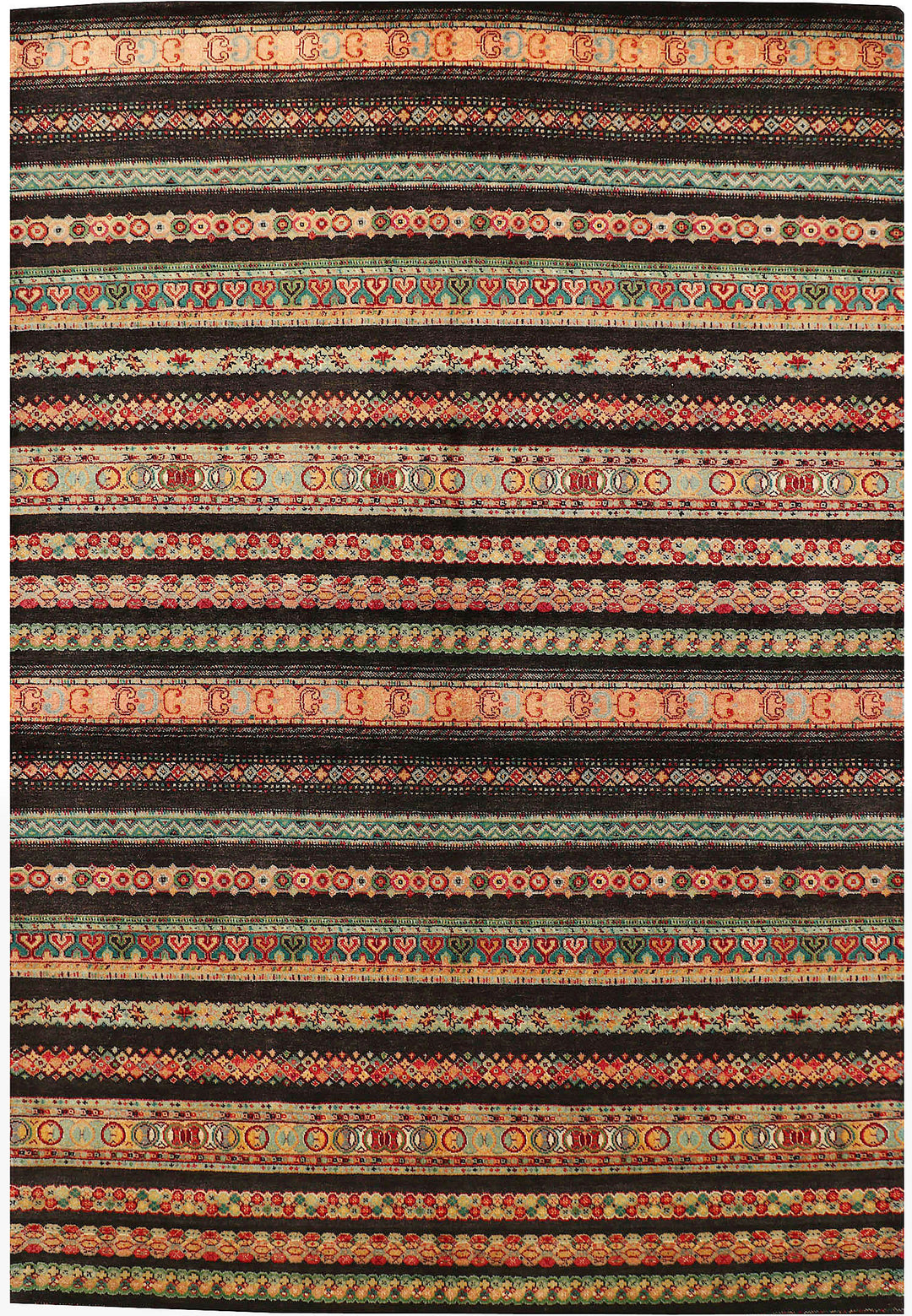 Multi Colored Gabbeh 6' 6 x 9' 8 - No. 56530 - ALRUG Rug Store