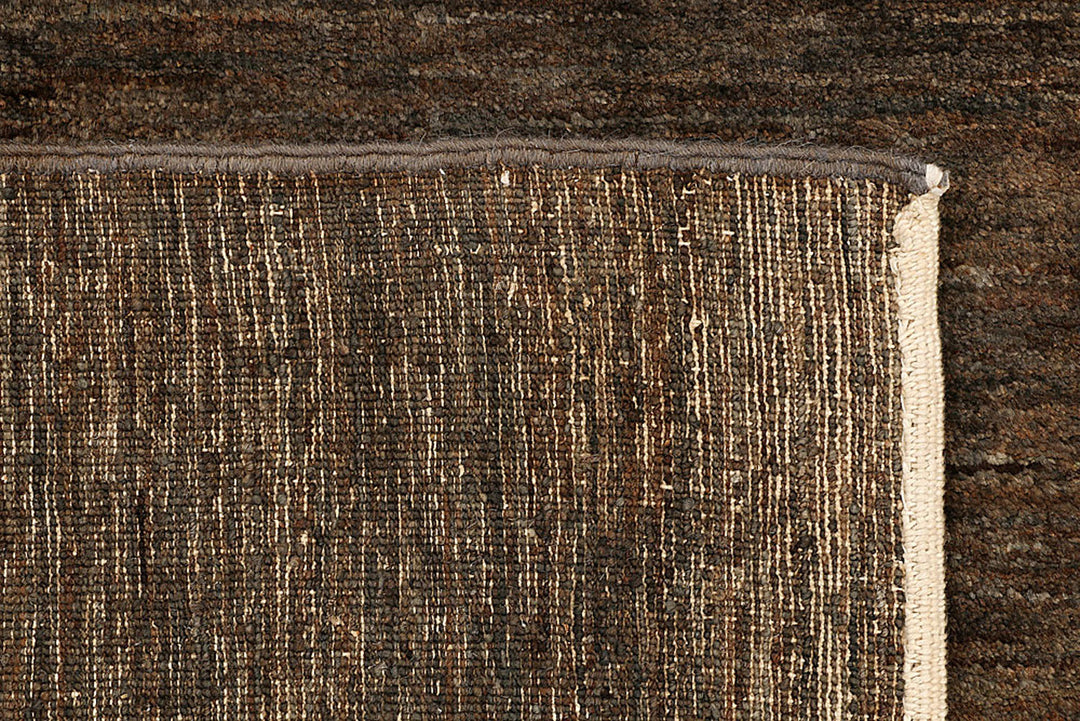 Saddle Brown Gabbeh 5'  2" x 5'  2" - No. QA94953