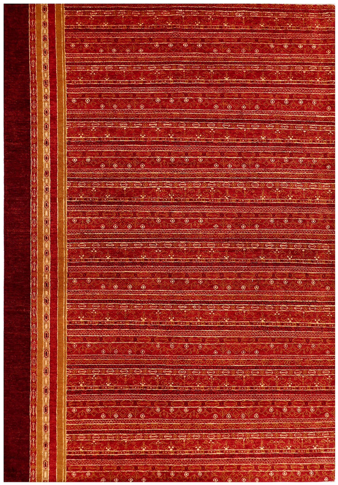 Dark Red Gabbeh 5' 6 x 7' 11 - No. 56544 - ALRUG Rug Store