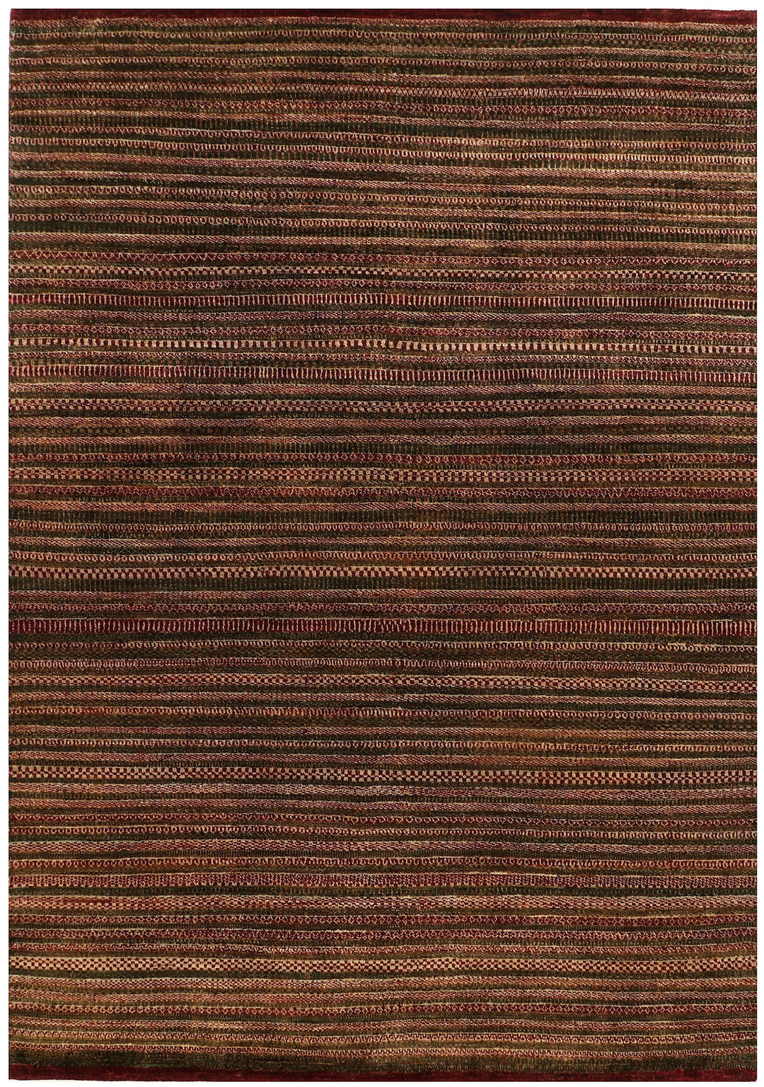 Saddle Brown Gabbeh 6' 6 x 9' 1 - No. 56567 - ALRUG Rug Store